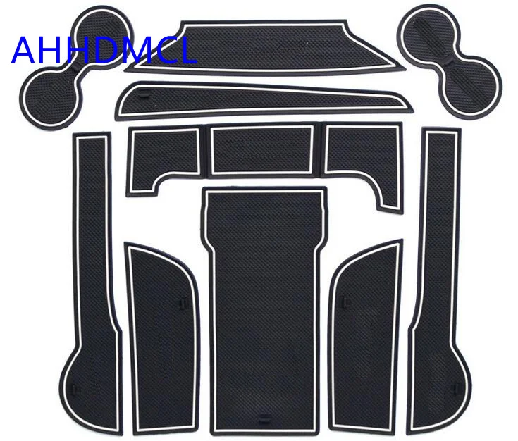 

AHHDMCL Car Door Groove Mat Gate Slot Cup Armrest Storage Pad Mat For Great Wall Haval H6 Sport Edition 2018