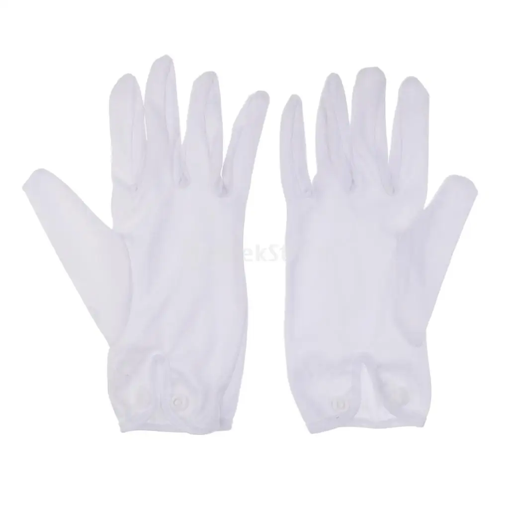 

1 Pair Professional Snooker / Pool Billiard Referee Gloves White Cotton