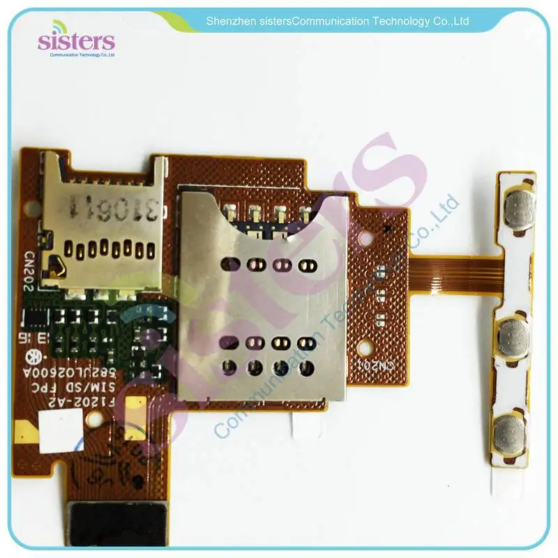 SONY0127 Replacement Mobile Phone Flex Cable  Micro SD card Reader, SIM card Reader For  Sony Xperia J ST26i ST26a ST26 (4)