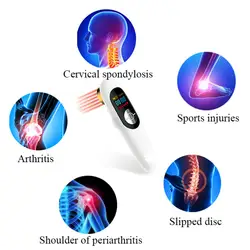 ATANG красный свет терапия устройство боли, рукоять, низкий уровень инфракрасный свет для колена, плеча, спины, суставов и мышечной боли