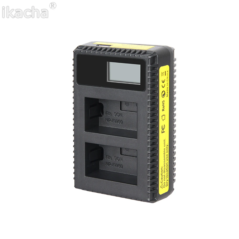 

5V NP-FW50 NP FW50 USB Dual Channel LCD Charger For Sony NEX-3 NEX-5 Alpha 7 A7 7R A7R 7S A7S A3000 A5000 A7000