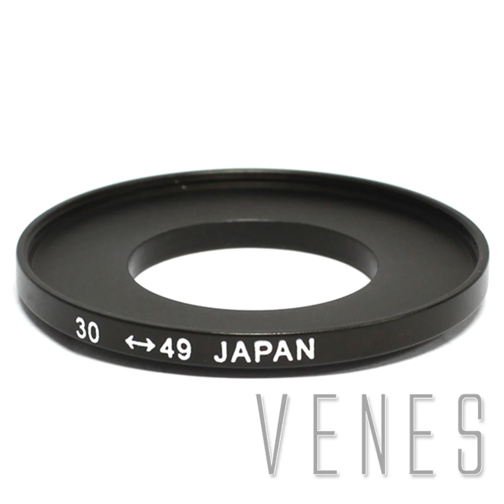 

Venes 2PCS 30-49mm Step-Up Metal Lens Adapter Filter Ring / 30mm Lens to 49mm Accessory