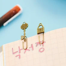 Один набор студентов помощник для чтения Ретро металлическая Закладка Marcador De Livro материал Эсколар книга скрепки Kawaii линия книжная Закладка