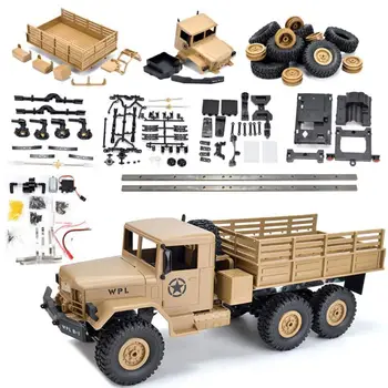 

1/16 Crawler Off Road RC Car Set & Light Without Electric Parts Assembly Models Car Toy Set