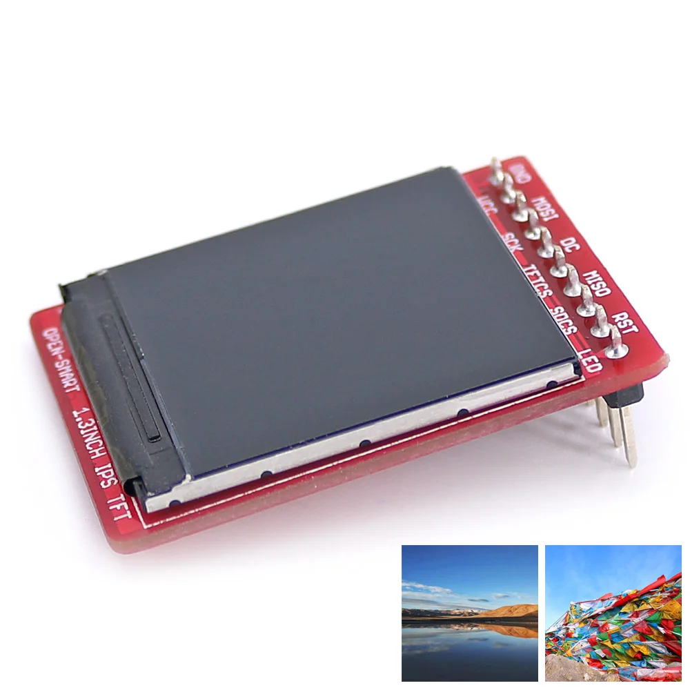 Открытый-SMART 1,3 дюймов 240*240 ips TFT ЖК-дисплей с разъемом для MicroSD карты Breakout Board модуль 3,3 В 5 в совместим с Arduino