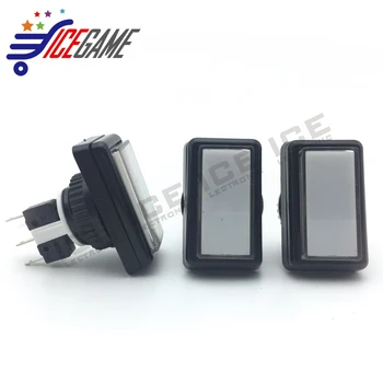 

10Pcs/Lot 12V Gaminator slot push button 46*27MM Rectangle Arcade Button Illuminated Push Button Switch for Arcade Game Machine