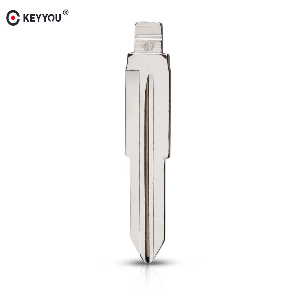 

KEYYOU 07# Blade Replacement Remote Flip Folding Car Key Blade Blank KD For Mitsubishi Outlander Grandis ASX Pajero