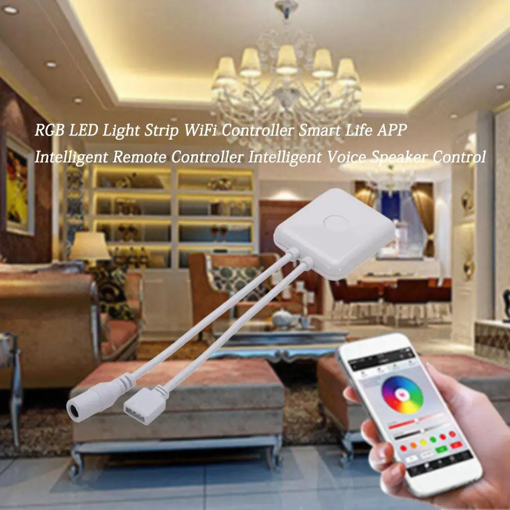 Wifi RGB светодиодный контроллер полосы света речевой контроллер Smart Life APP интеллектуальный пульт дистанционного управления