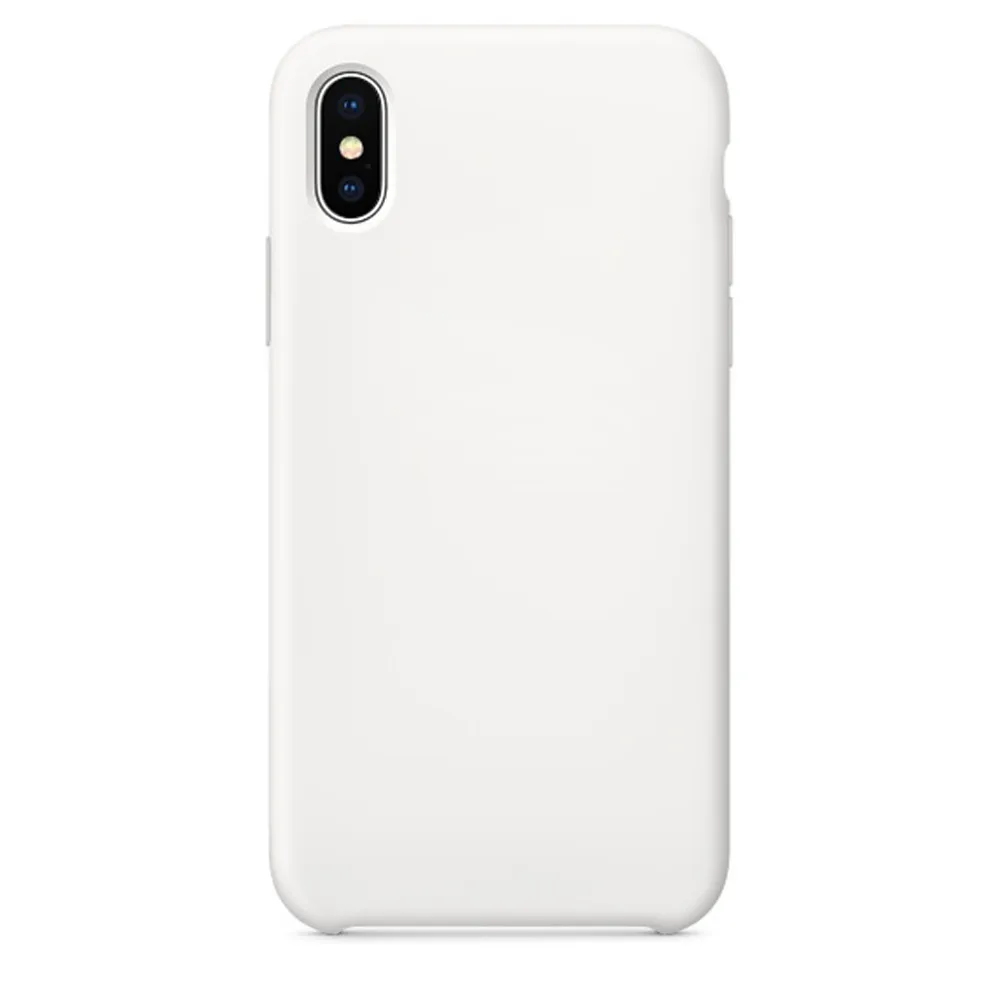 

Ultra-Thin Genuine Silicone Leather Soft Case Cover Coque For iPhone X Brand New чехол на айфон х чехол