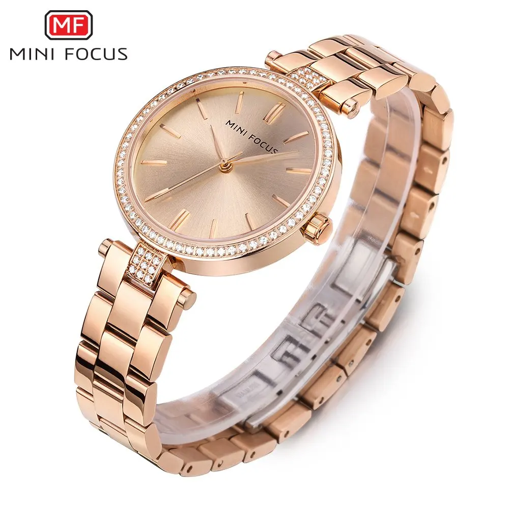 MINI FOCUS New 2018 Top Fashion Ladies Dress Quartz Watch Famous Brand Women Watches Female Clock Montre Femme Relogio Feminino