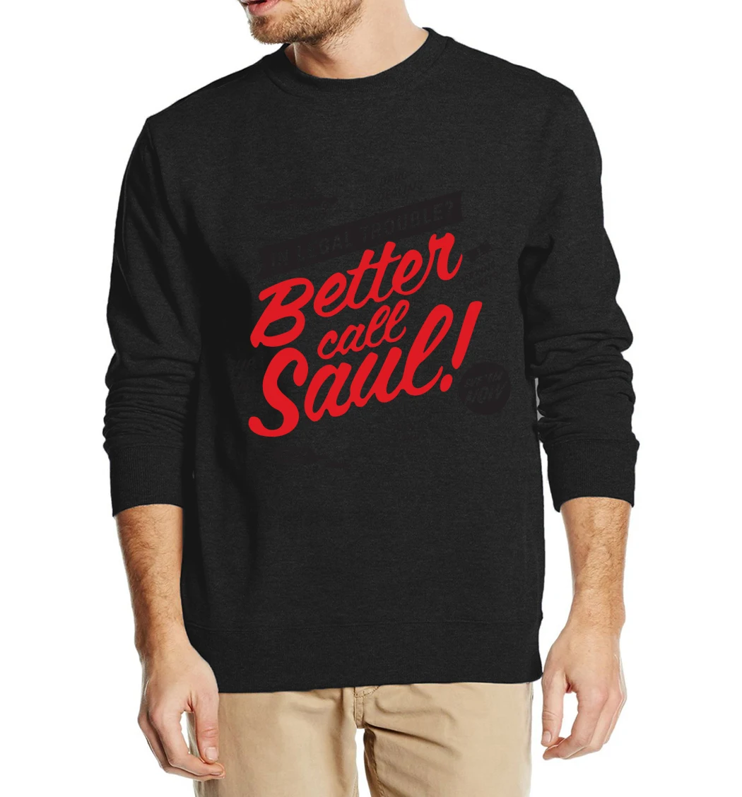 Мужская толстовка с капюшоном Better Call Saul модный флисовый облегающий спортивный