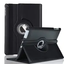 360 градусов вращающийся из искусственной кожи с откидной крышкой чехол для IPad Mini 1 2 3 Стенд держатель Чехол s смарт планшетный чехол A1432 A1454 A1600 A1490
