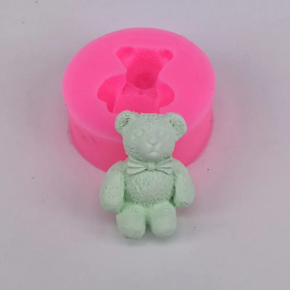 Помадные формы Φ P1005|fondant molds|silicone moldbear silicone mold |