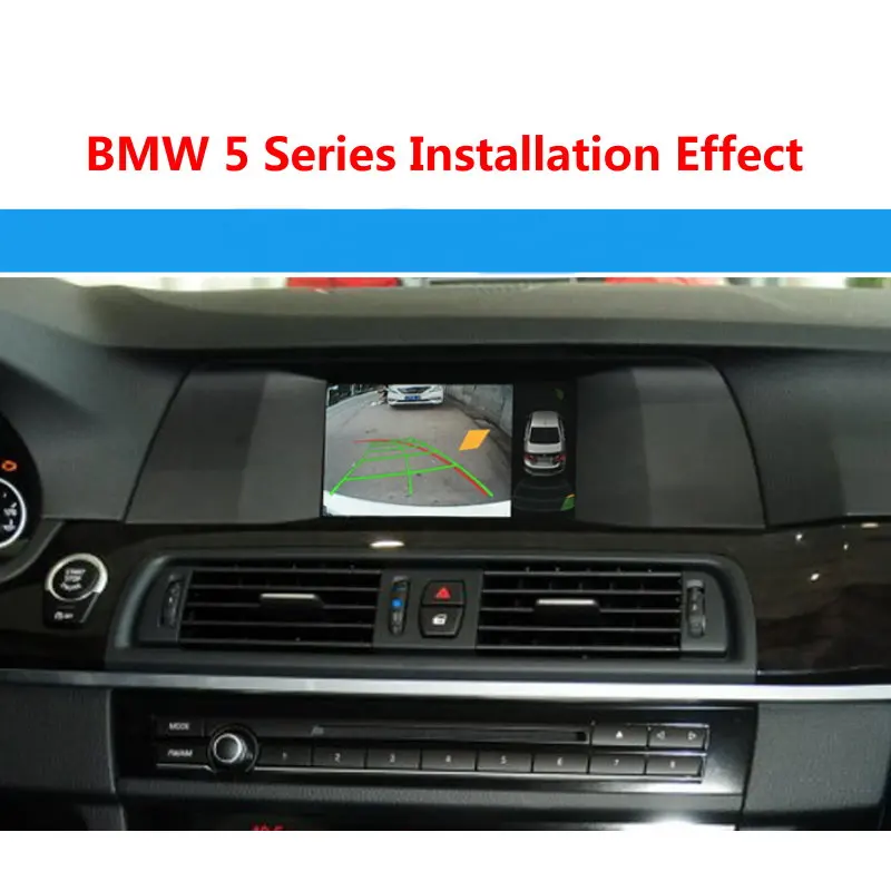 Liislee Original Screen Update System For BMW 5 F10 F11 2013 ~ 2017  Reversing Module + Rear Camera  HD Decoding Track Box