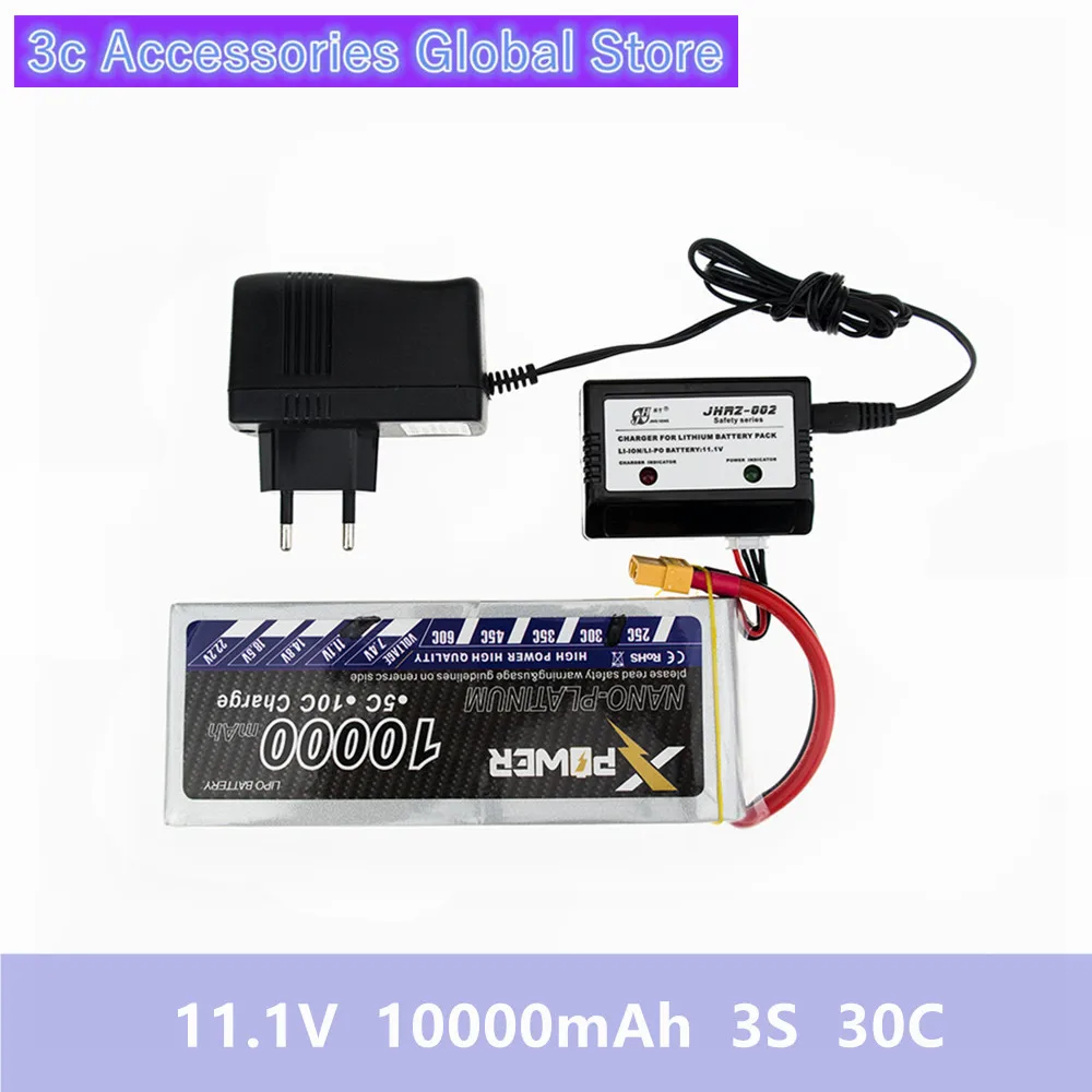 11 1 V 10000 mAh 3 s lipo батарея 30C Xpower аккумуляторы и зарядные устройства для XT60/T штекер RC