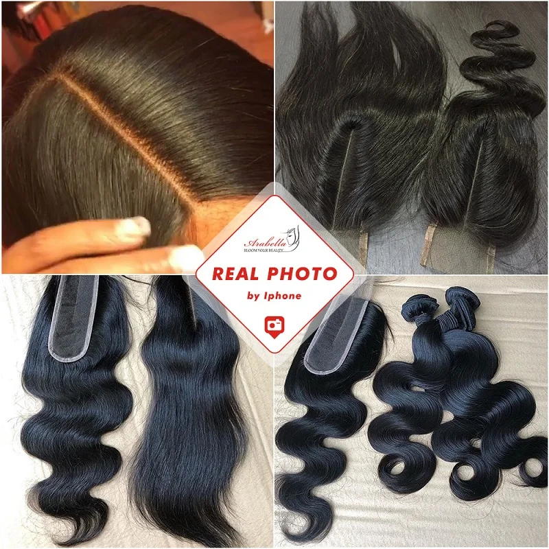 2x6 Ким К объемная волна Кружева Закрытие бразильское закрытие Арабелла Remy