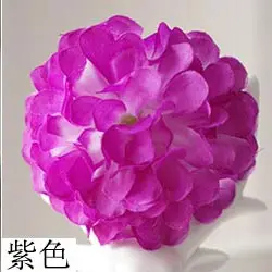 Набор 20 шт., 11 см, искусственные хризантемы, цветочные головки, свадебная настенная АРКА, дорожные свинцовые искусственные цветы, сделай сам, Свадебный венок, искусственные цветы - Цвет: Фиолетовый