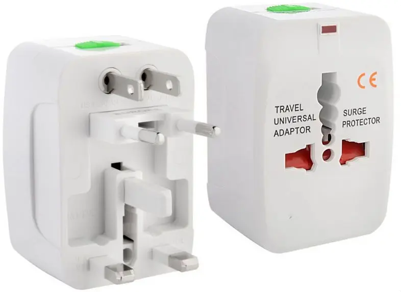 

Universal World Wide Travel Charger Adapter Plug EU / AU/ UK / US / CN / JP / HK Euro 2016 Surge Protector European Plug Adaptor