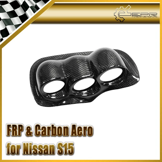 

For Nissan S15 Silvia Uras Type Carbon Fiber Dash Mount Triple Gauge Pod 60mm(RHD) Body Kit Trim Racing Part For Silvia S15