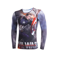 captain America 3 digital font b printing b font font b compressed b font font b