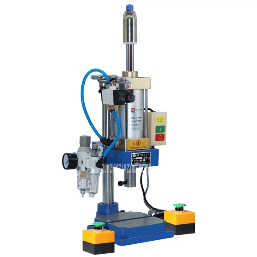DT 63 Bench Pedal Pneumatic Press Small Adjustable Mechanical Press Pneumatic Machinery Punching Printing Machine 110V/220V|Pneumatic Tools| - AliExpress