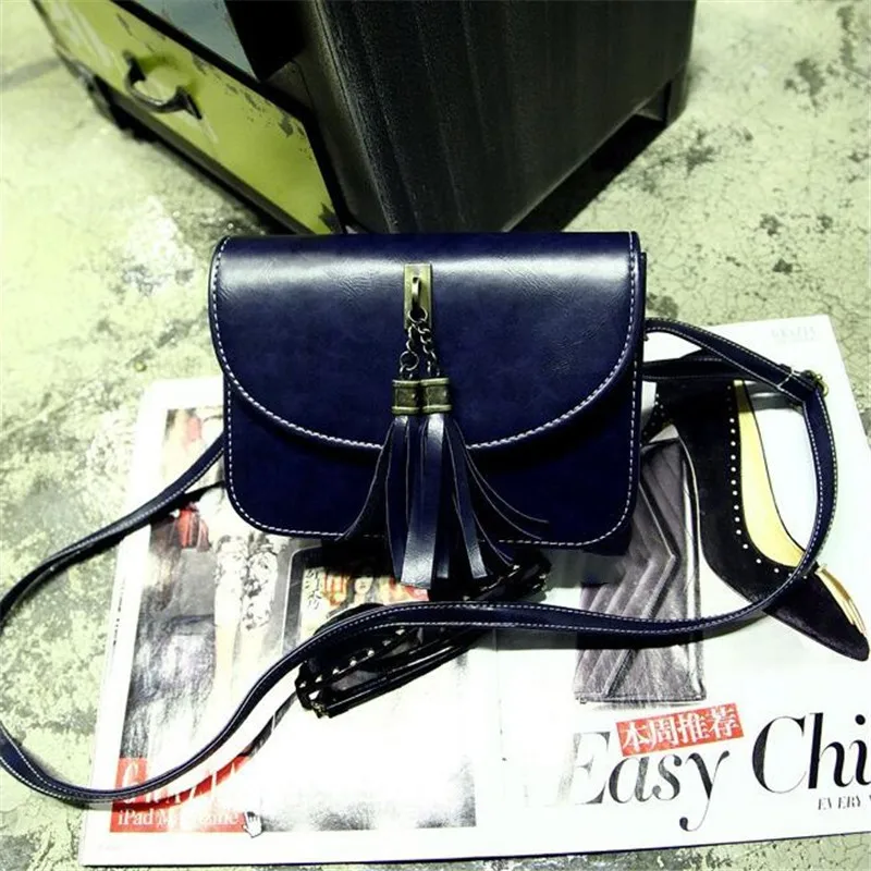 

Sale 2019 Pu Leather Mini Shoulder Bags Women Tassels Drawstring Messenger Bucket Small Crossbody Casual Girls Handbag Bolso Bag