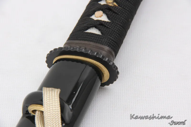 Handmade Samurai Sword Japanese Wakizashi Tanto 1045 Carbon Steel small knife Ready Sharpness Ready For Cutting Paper