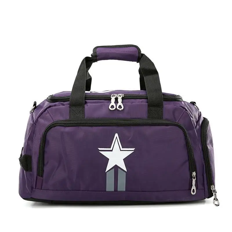 Bucbon 23L многофункциональный мужской рюкзак для хранения обуви, спортивная сумка для женщин, фитнес-тренировка, Туристическая Сумка для путешествий, HAB120 - Цвет: purple