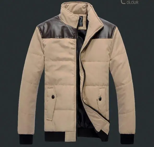MKASS New Brand Men Winter Jacket Big Size M-5XL New Arrival Casual Slim Cotton With Hooded Parkas Casaco Masculino