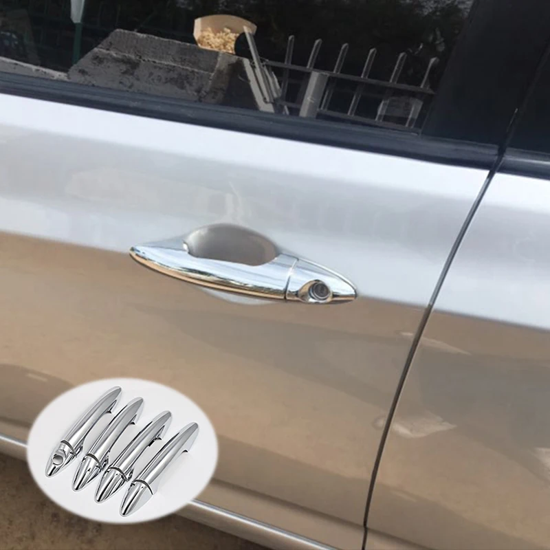 

For Hyundai Solaris Verna IX25 Accent Grand Avega 2011 2012 2013 2014 2015 2016 ABS Chrome Door Handle Cover Trim Car styling