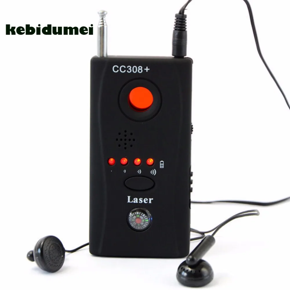 

kebidumei CC308+ Multi Wireless Camera Lens Signal Detector Radio Wave Signal Detect Camera Full-range WiFi RF GSM Device Finder
