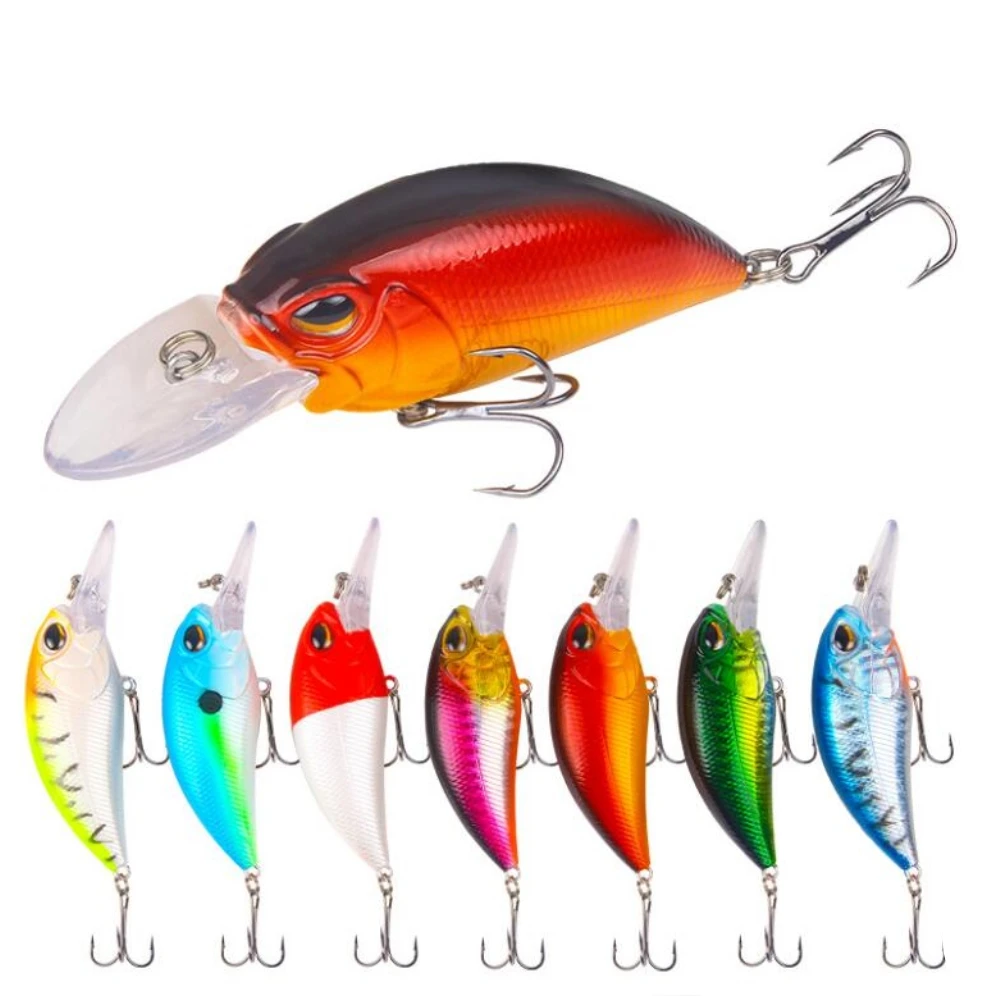 

1pcs Crankbait Fishing Lure Minnow 9cm 15g Wobblers Floating Artificial Hard Bait Swimbait Trout Bass Carp Fishing Tackle Pesca