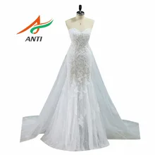 ANTI Special Romantic Mermaid Wedding Dress Tulle Appliques With Jacket And Detachable skirts Train Robe De Mariee Bridal Gowns