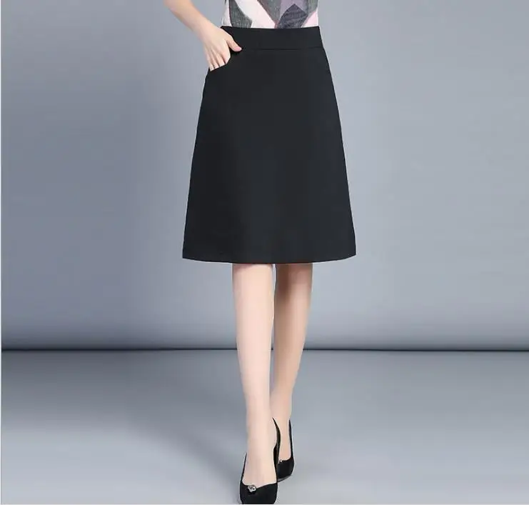 

Summer new professional skirt high waist large size a word skirt women's skirt