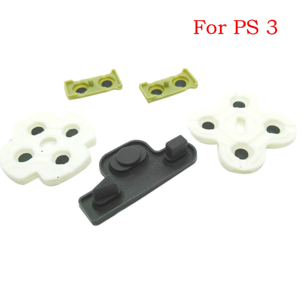 

xunbeifang 2sets For ps3 Controller conductive rubber for Playstation 3 Soft Rubber Silicon Conductive Button Pad Replacement