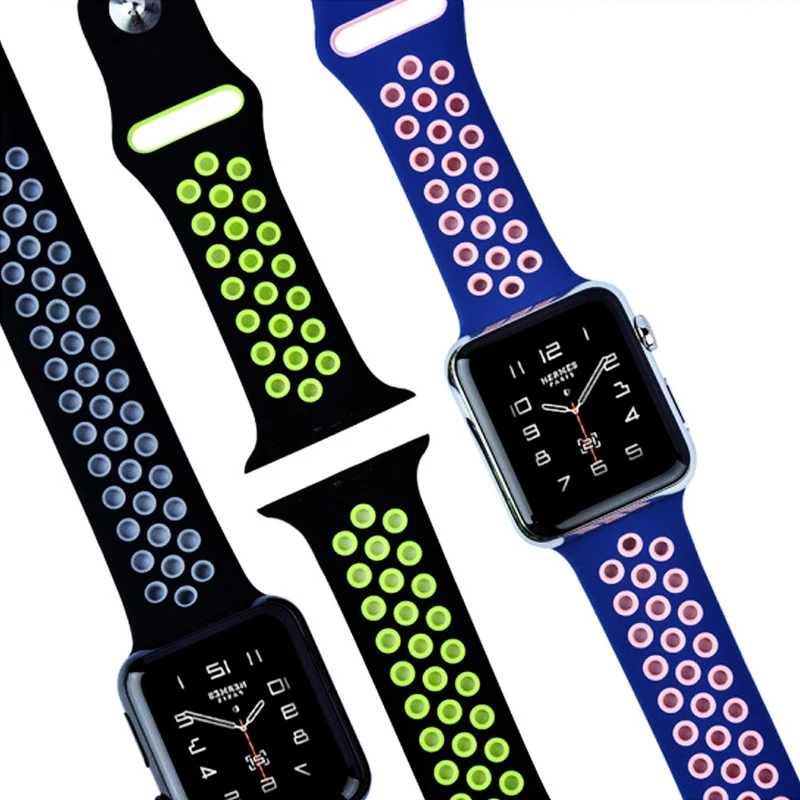 silicone strap for apple watch band 4 42mm 38mm correa sport bracelet watchband for iwatch strap 44mm 40mm 3/2/1 rubber wrisbelt silicone strap for apple watch band 4 42mm 38mm correa sport bracelet watchband for iwatch strap 44mm 40mm 3/2/1 rubber wrisbelt