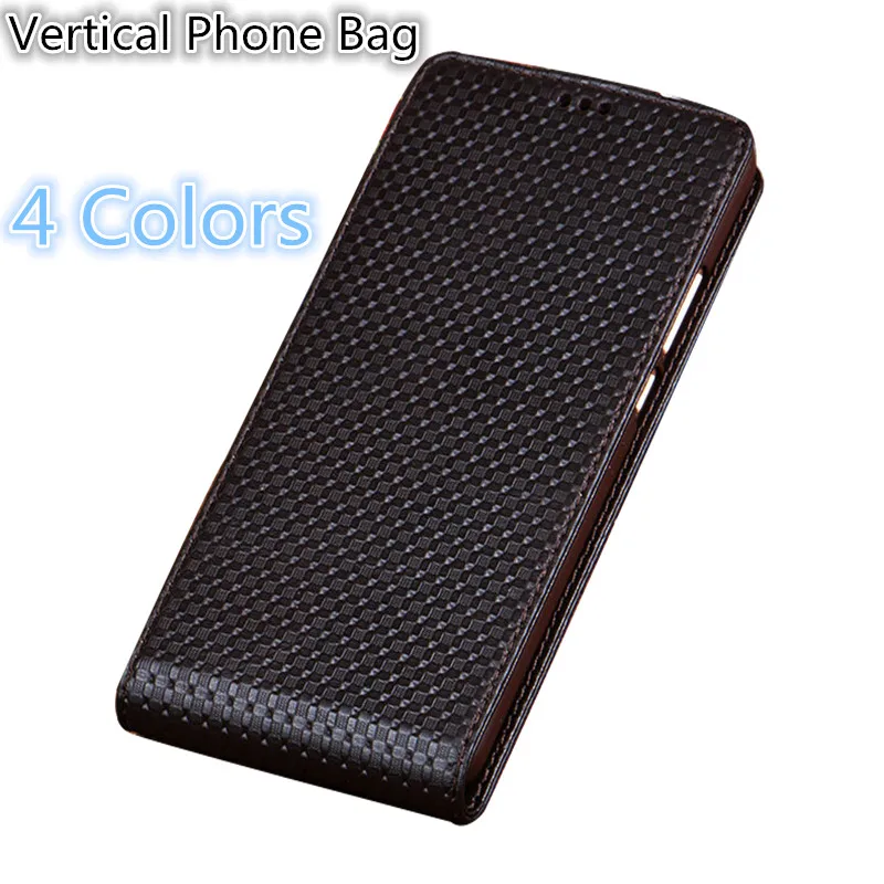 SS04 Natural Leather Phone Bag For Lenovo Vibe Shot Up and