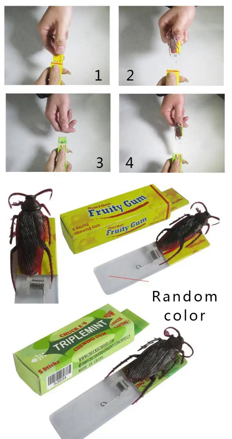 chewing gum cockroach