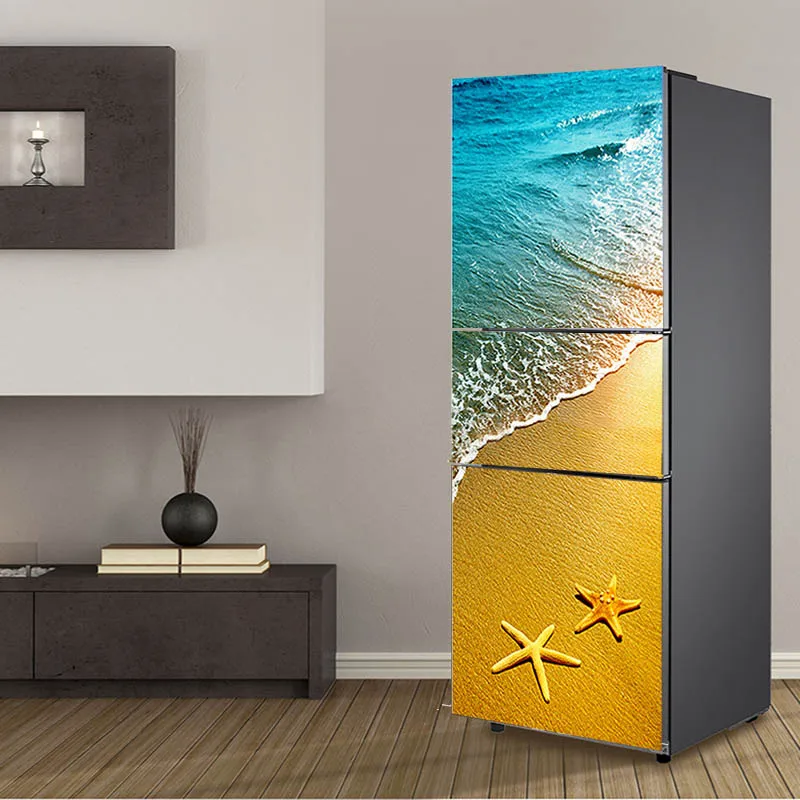 Fridge Door Stickers For Kitchen Living Room Refrigerator Decoration Home Decor (7)