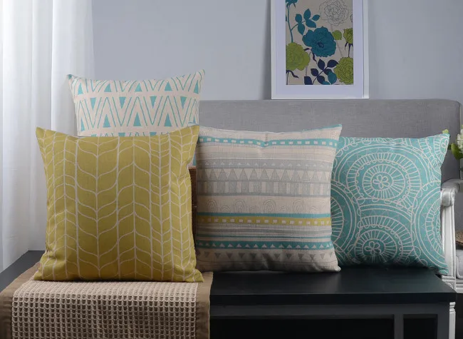 القمر حوض تجريدي هندسي الكتان القطن وسادة وسادة مكتب تزيين المنزل سائد أريكة القمر حوض تجريدي هندسي الكتان القطن وسادة وسادة مكتب تزيين المنزل سائد أريكة