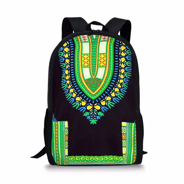 FORUDESIGNS 2019 New African Traditional Printed Girls School Bag 3 Pcs