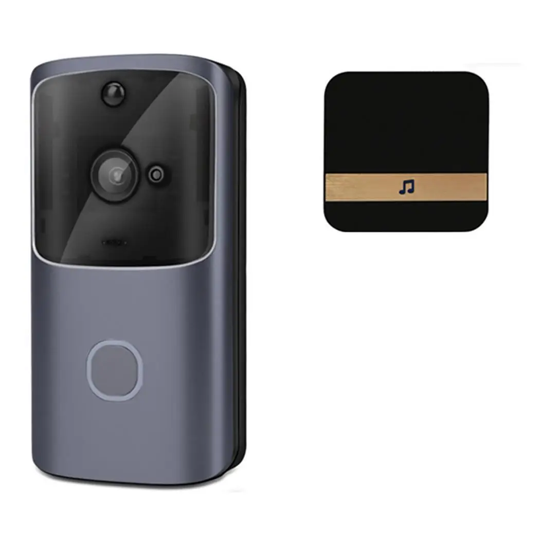 

Wireless WiFi Doorbell Video Phone Door Visual Easy to install, no wiring required. Ring Intercom Home Secure
