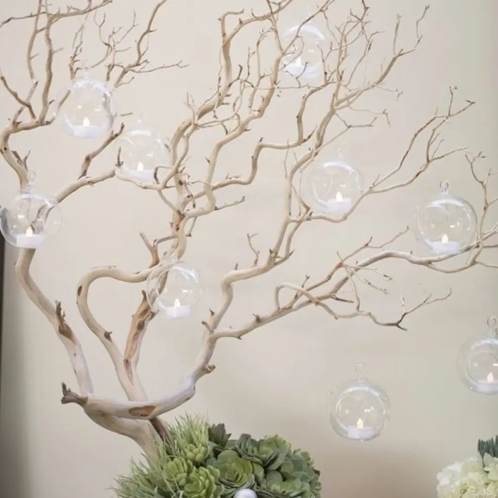 Прозрачная стеклянная ваза гидропонная Цветочная ваза стеклянный подсвечник Висячие круглые стеклянные вазы аквариум домашнее рождественское украшение