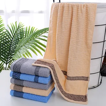 

Hot sale 140x70cm Bath Towels 100% Cotton face towel Cotton Fiber Natural Eco-friendly Embroidered Bath Towel hand towel