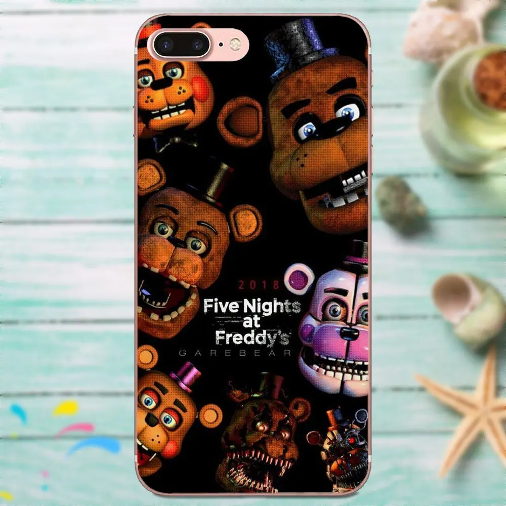 Для Xiaomi Mi3 Mi4 Mi4C Mi4i Mi5 Mi 5S 5X 6 6X 8 SE A1 Max Mix 2 Note 3 4 Мягкий чехол новый Five Nights At Freddys Fnaf