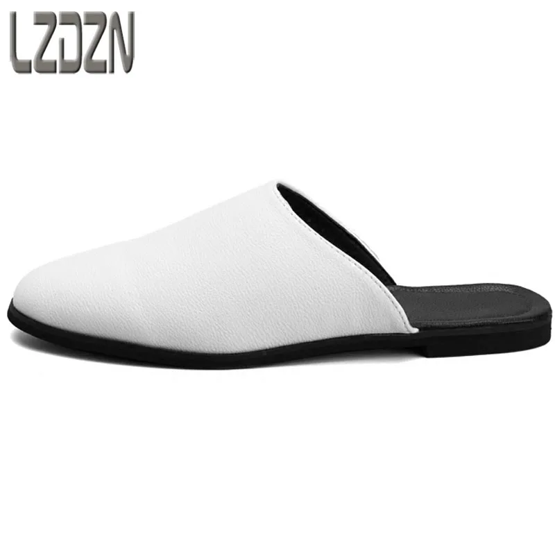 

Men's shoes summer, casual lazy Half the slippers Sneakers Men Slippers Flip Flops casual Shoes beach outdoor breathable sneaker