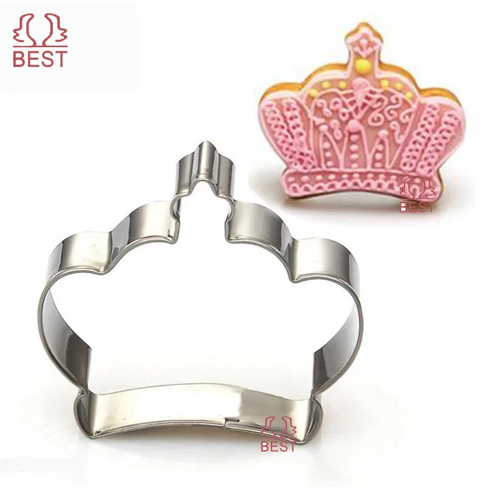 HOT!!! Wholesale crown cutter cookies cutters metal baking tools for