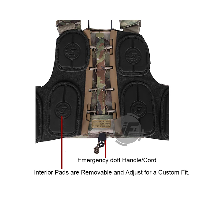 Emerson клетка пластина Перевозчик CPC жилет EmersonGear тактический MOLLE Регулируемый жилет аварийный Doffing Универсальный бронежилет