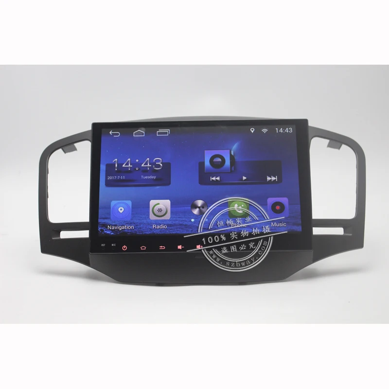 Clearance HACTIVOL 9" Quad core car radio gps navigation for Roewe 350 android 7.0 car DVD video player with 1G RAM 16G ROM 1