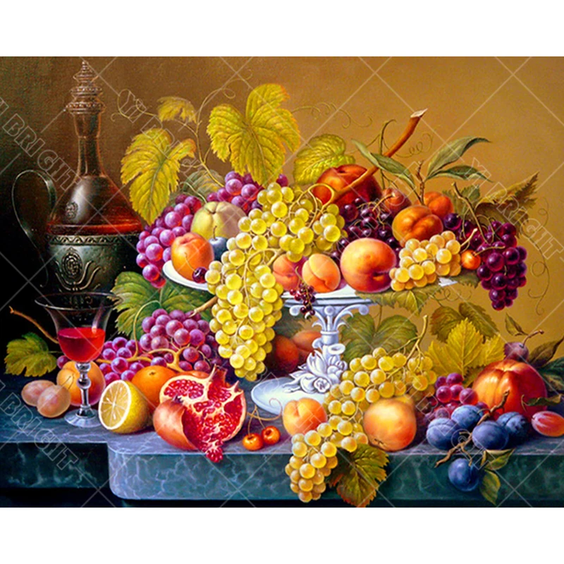 

Full Square Diamond 5D DIY Diamond Painting Cross Stitch Embroidery Rhinestone Mosaic Painting Deco Winter mountain village YD